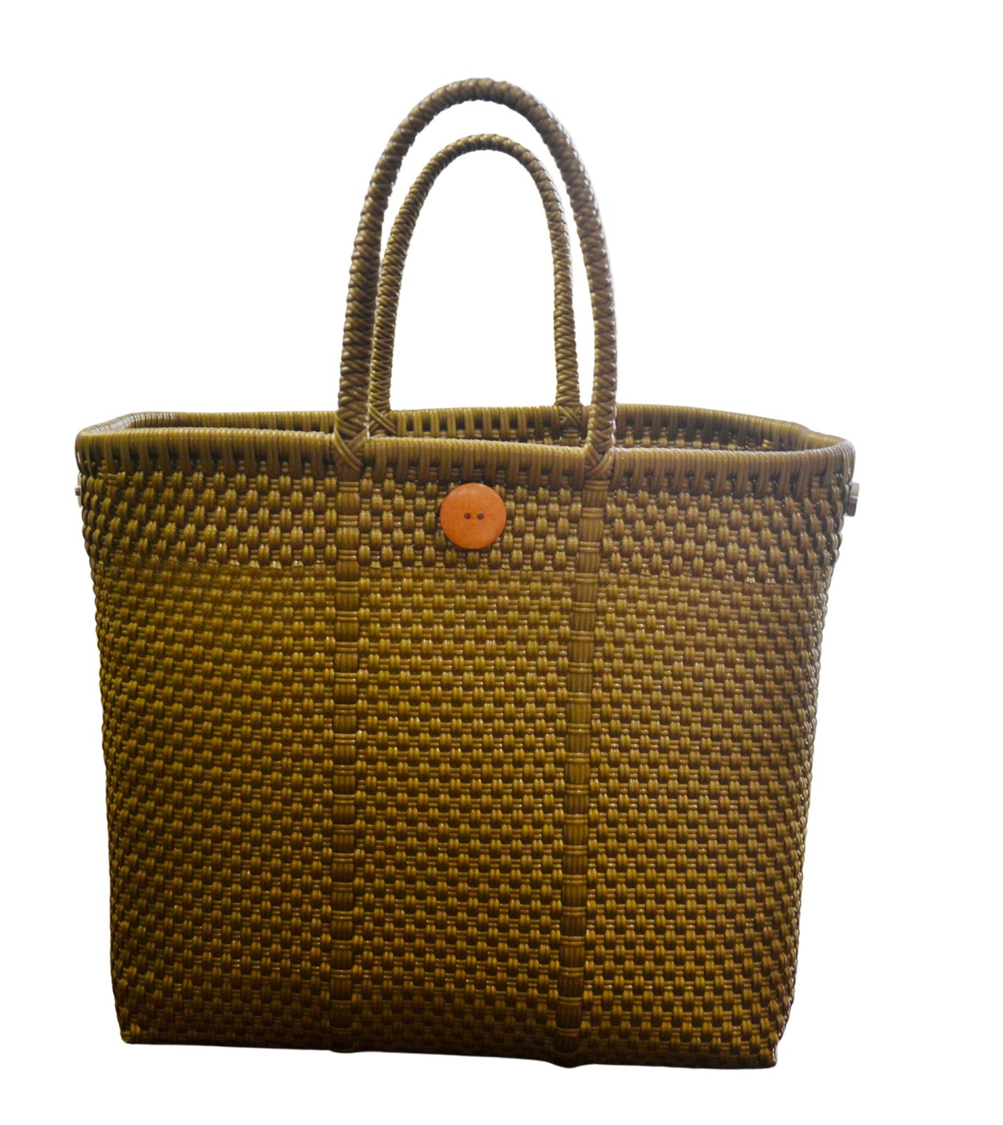 Woven Mexican Market Bag - Gold (**LOCAL PICK UP ONLY**)