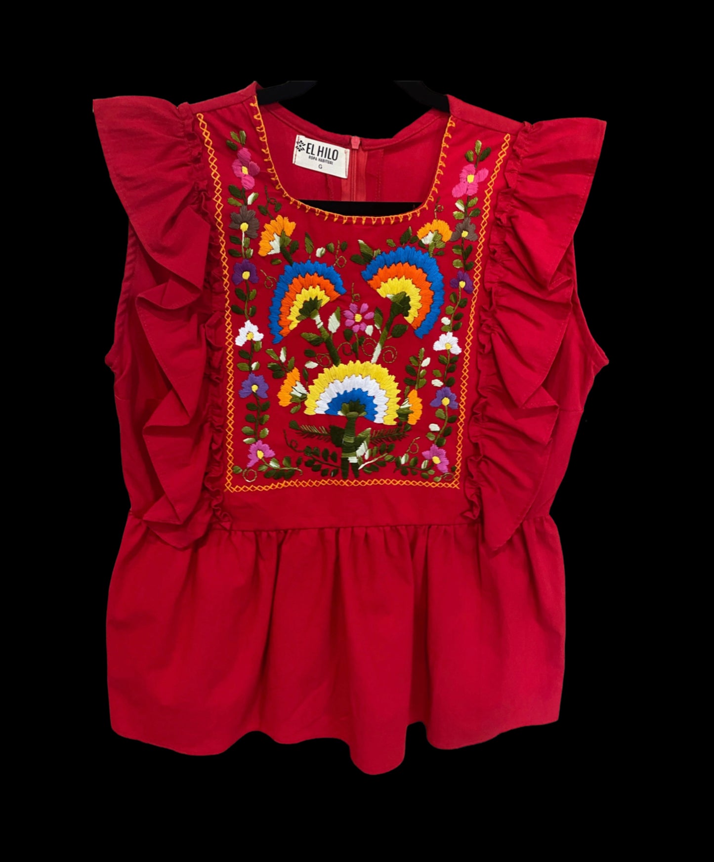 Colorful Embroidered Yuyu Blouses