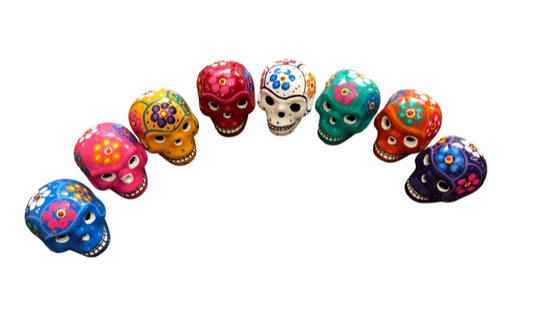 Medium Sugar Skulls- Metepec