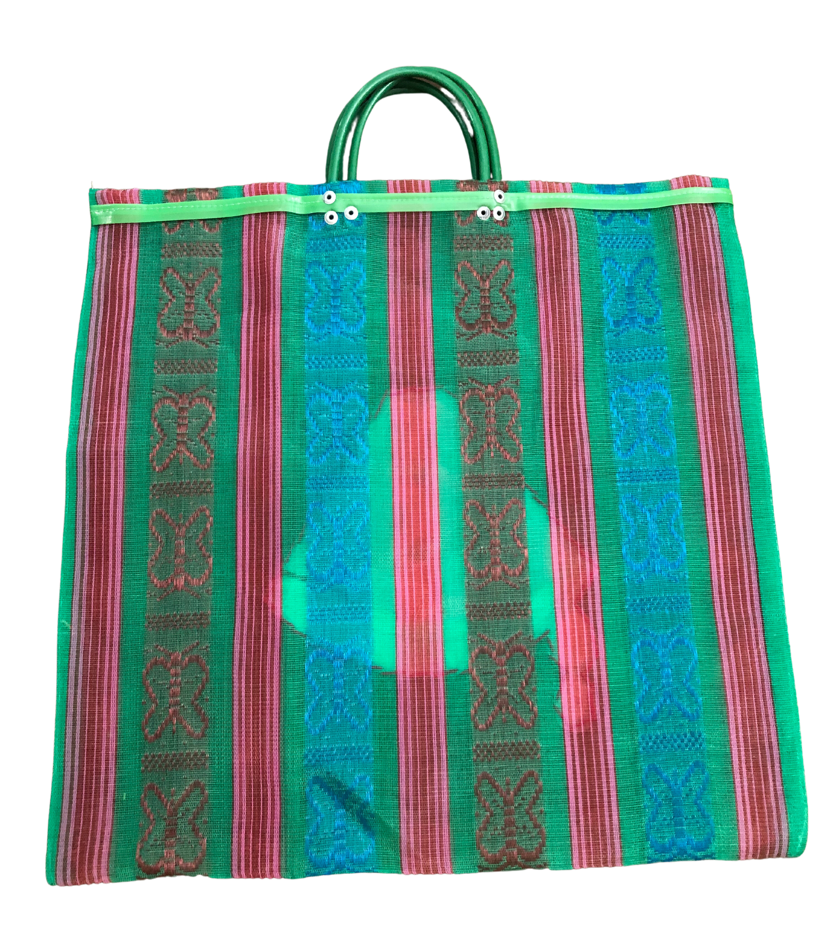 Large Embroidered Mesh Market Bags