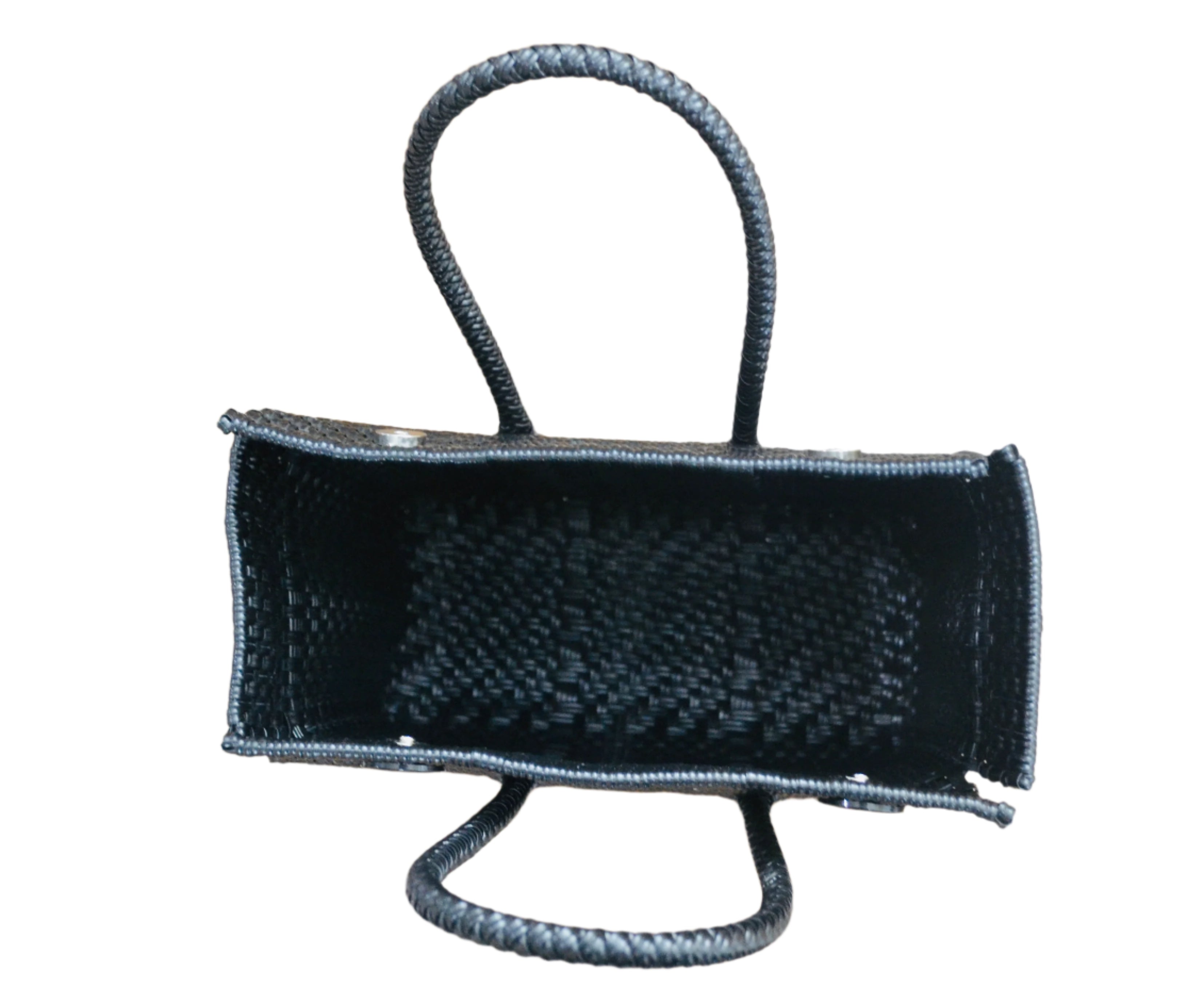 Small Mexican Woven Bag- Black