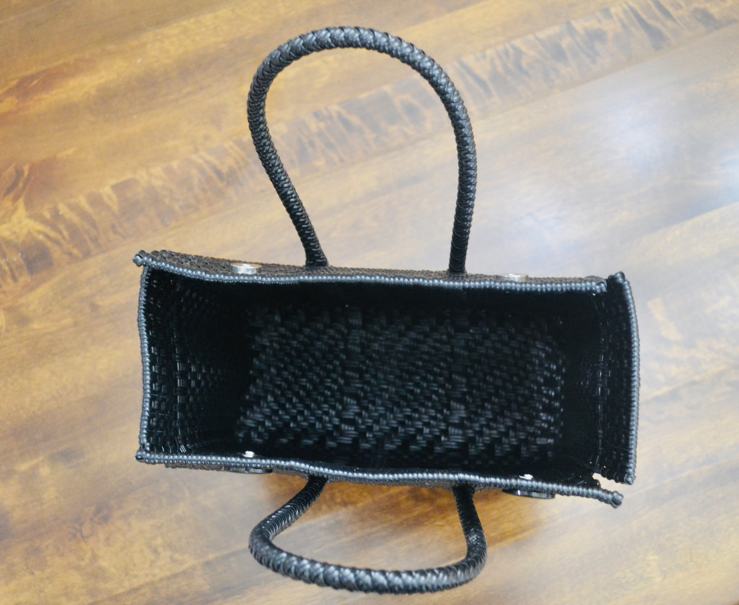 Small Mexican Woven Bag- Black