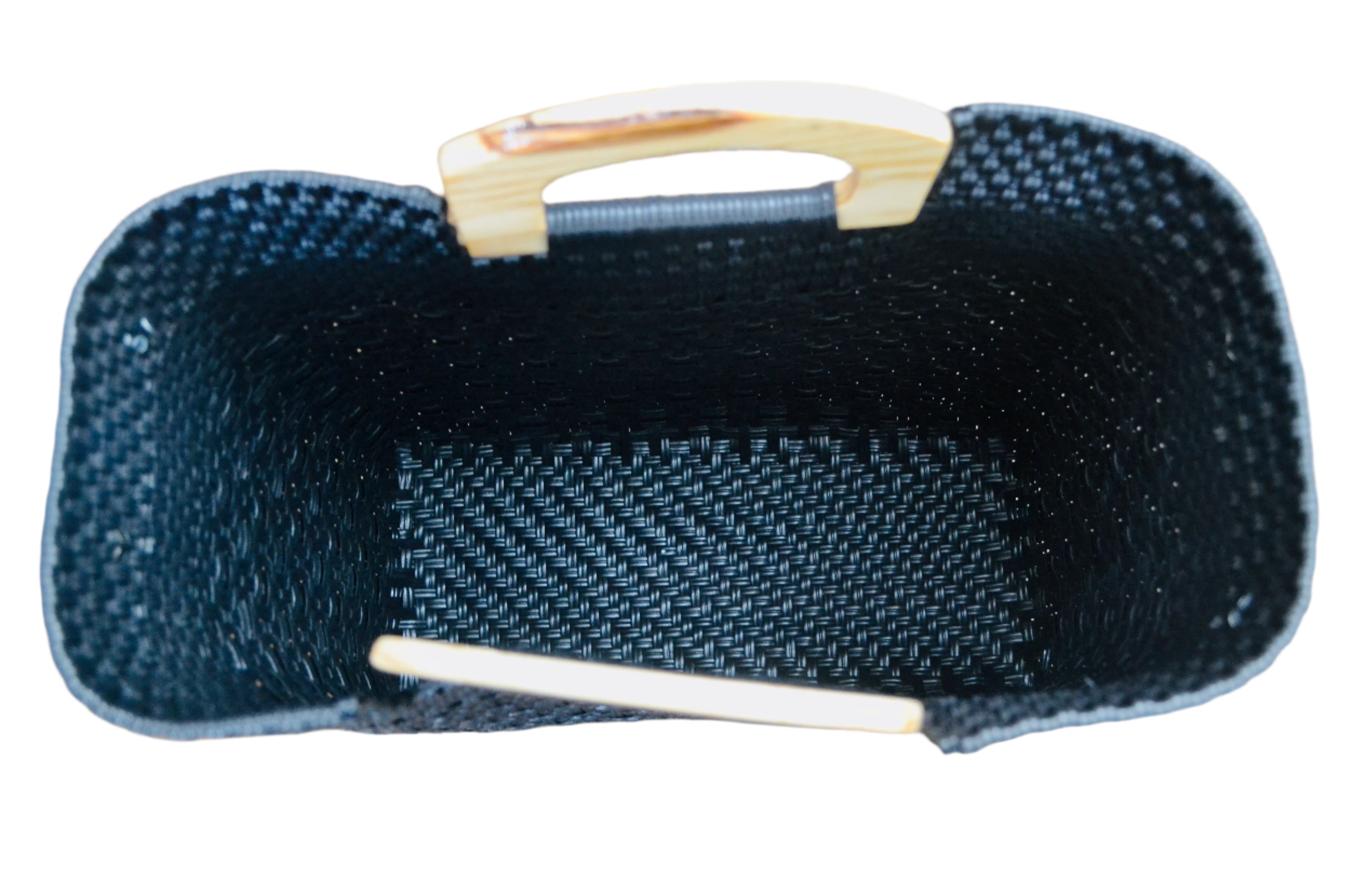 Black Woven Mexican Market Bag