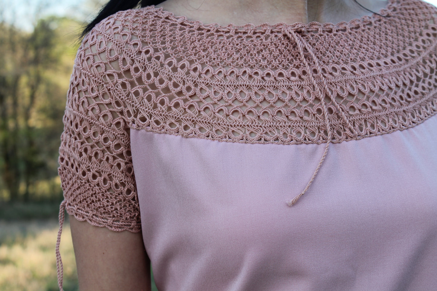 Traditional Blush Pink Blouse