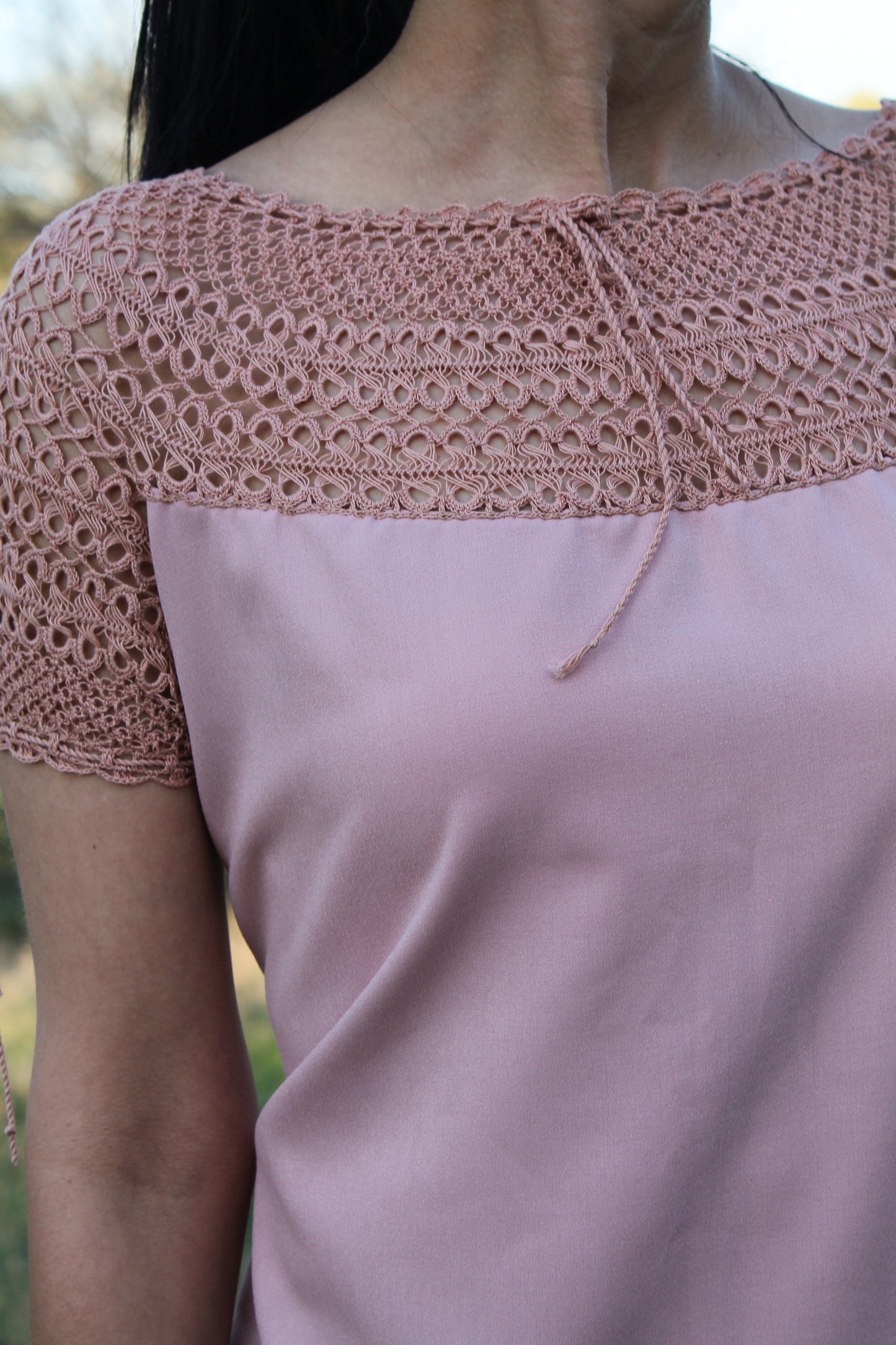 Traditional Blush Pink Blouse