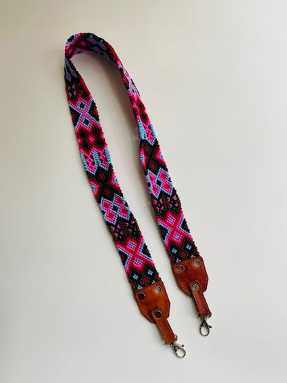 Mexican Handwoven Purse/Bag Straps - Clip On