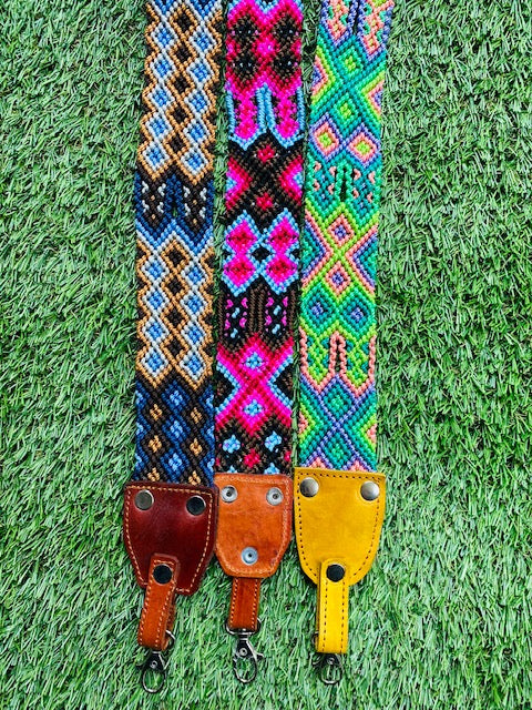 Mexican Handwoven Purse/Bag Straps - Clip On