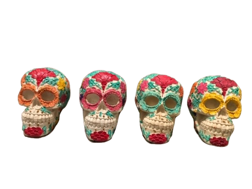 White Floral Sugar Skulls