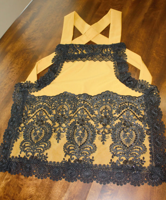 Mexican Apron - Mustard Yellow